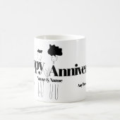 Mug Anniversaire du duple Doodle (Centre)