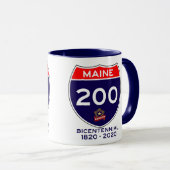 Mug Anniversaire du Maine 200th bicentenaire (Devant droit)