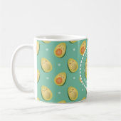 Mug Anniversaire du Mariage amusant de mignon Avocado  (Gauche)