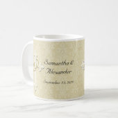 Mug Anniversaire du Mariage d'amour chrétien des Annea (Devant gauche)