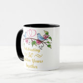 Mug Anniversaire du Mariage d'or (Devant gauche)