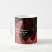 Mug Anniversaire du télescope Spitzer (Devant gauche)