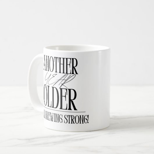 Mug Anniversaire d'un an (Devant gauche)