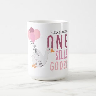 Mug Anniversaire d'une oie sotte rose