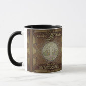 Mug Anniversaire fait sur commande d'arbre (Gauche)