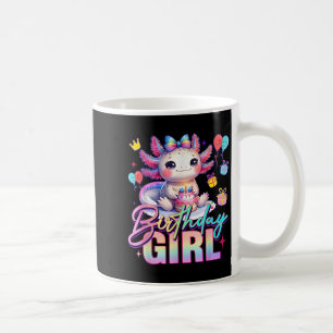Mug Anniversaire fille mignonne Axolotl Anniversaire F
