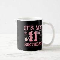 Anniversaire Fille rose Coquette Bow 11 ans Aesth