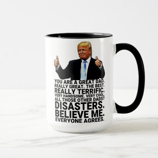 Mug Anniversaire funeste du père Trump (Droite)