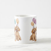 Mug Anniversaire Goldendoodle Chiens Anniversaire Gâte (Centre)
