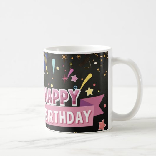 Mug anniversaire heureux (Droite)