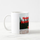 Mug anniversaire heureux de rottweiler (Gauche)
