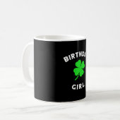 Mug Anniversaire Jour de la Saint Patrick Pour Filles (Devant gauche)