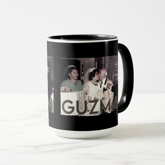 Mug Anniversaire JUAN SR. & JUANITA GUZMAN (Devant droit)