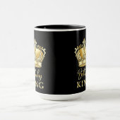 Mug Anniversaire King Gold Couronne Royal Queen Luxe (Centre)
