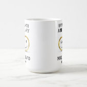 Mug Anniversaire mignon Cartoon Or Mariages Cercles (Centre)
