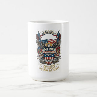 Mug Anniversaire patriotique des 250 ans de l'Amérique