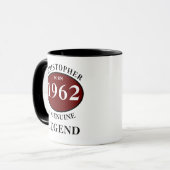 Mug Anniversaire personnalisé Ajouter le nom Année Nai (Devant gauche)