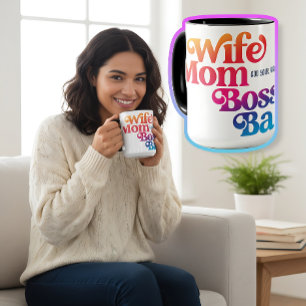 Mug Anniversaire personnalisé Anniversaire Noël Typogr