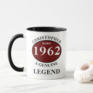 Mug Anniversaire personnalisé Nom d'ajout Année de nai