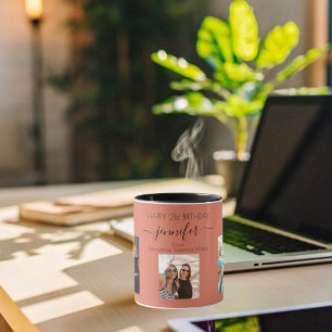 Mug Anniversaire photo meilleurs amis noms terre terre