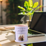 Mug Anniversaire photo meilleurs amis noms violet lava<br><div class="desc">Un cadeau d'amis pour le 21e anniversaire d'une femme, célébrant sa vie avec 3 de vos photos d'elle, de ses amis, de sa famille, de son intérêt ou des animaux de compagnie. Personnalisez et ajoutez son nom, son âge de 21 ans et vos noms. Un arrière - plan violet, couleur...</div>