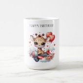 Mug Anniversaire Pilote Girafe (Centre)