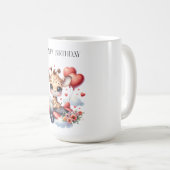 Mug Anniversaire Pilote Girafe (Devant droit)