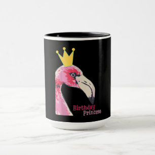 Mug Anniversaire Princesse Flamant rose fille   Flaman