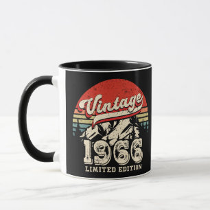 Mug Anniversaire Rétro 1966 Vintage Outdoor 60e Annive