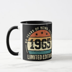 Mug Anniversaire Rétro 60 ans 1965