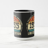 Mug Anniversaire Rétro 70 ans 1955 (Centre)
