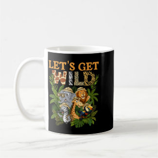 Mug Anniversaire Safari Faune Animaux Sauvages Zoo Fai