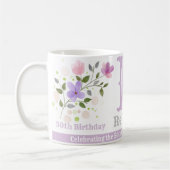 Mug Anniversaire significatif et première conception f (Gauche)