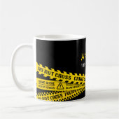 Mug Anniversaire sur le thème de la police avec ruban  (Gauche)