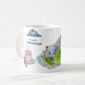 Mug anniversaire sur le vignoble ! (Devant gauche)