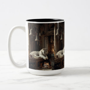 Mug anniversaire Tigre Blanc – Chandelle rustique