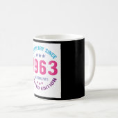 Mug Anniversaire Vintage 1963 (Devant droit)