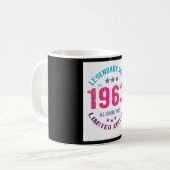Mug Anniversaire Vintage 1963 (Devant gauche)