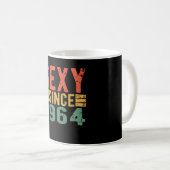 Mug Anniversaire Vintage 1964 (Devant droit)