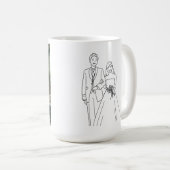Mug Anniversary & Valentine Gift | Romantic Couple Pho (Devant droit)