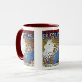 Mug Annonce d'affiche de bicyclette : Griffiths Cycles (Devant gauche)