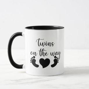 Mug Annonce de bébé jumeaux mignons