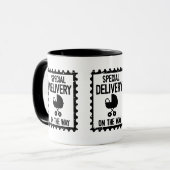 Mug Annonce de bébé mignon (Devant gauche)
