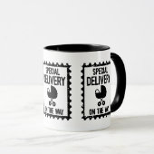 Mug Annonce de bébé mignon (Devant droit)