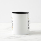 Mug Annonce de bébé mignon en art de mots (Centre)