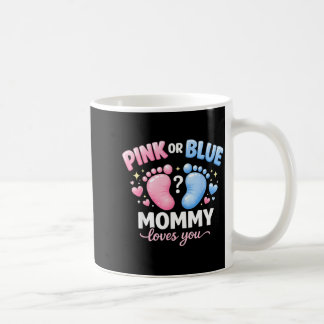 Mug Annonce de bébé mignonne Maman t'aime en rose ou b