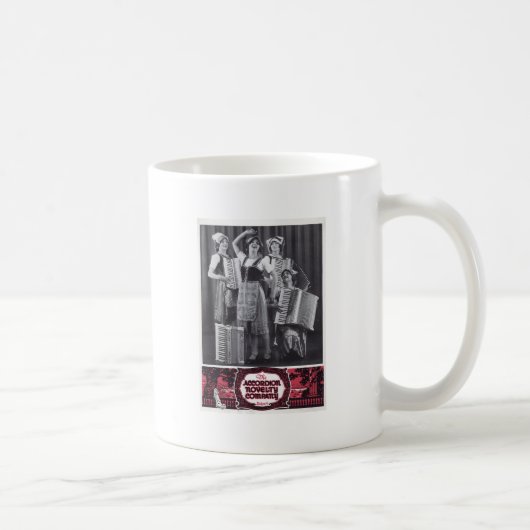 Mug Annonce de cru de filles d'accordéon (Droite)