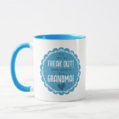 Mug Annonce de grossesse à la future grand-mère (Gauche)