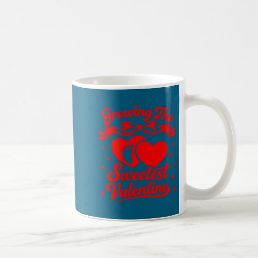 Mug Annonce de Grossesse Croissance de la Saint-Valent (Droite)