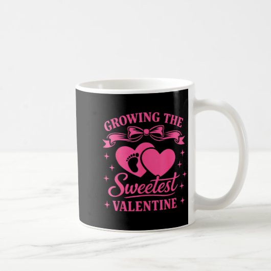 Mug Annonce de Grossesse Croissance de la Saint-Valent (Droite)